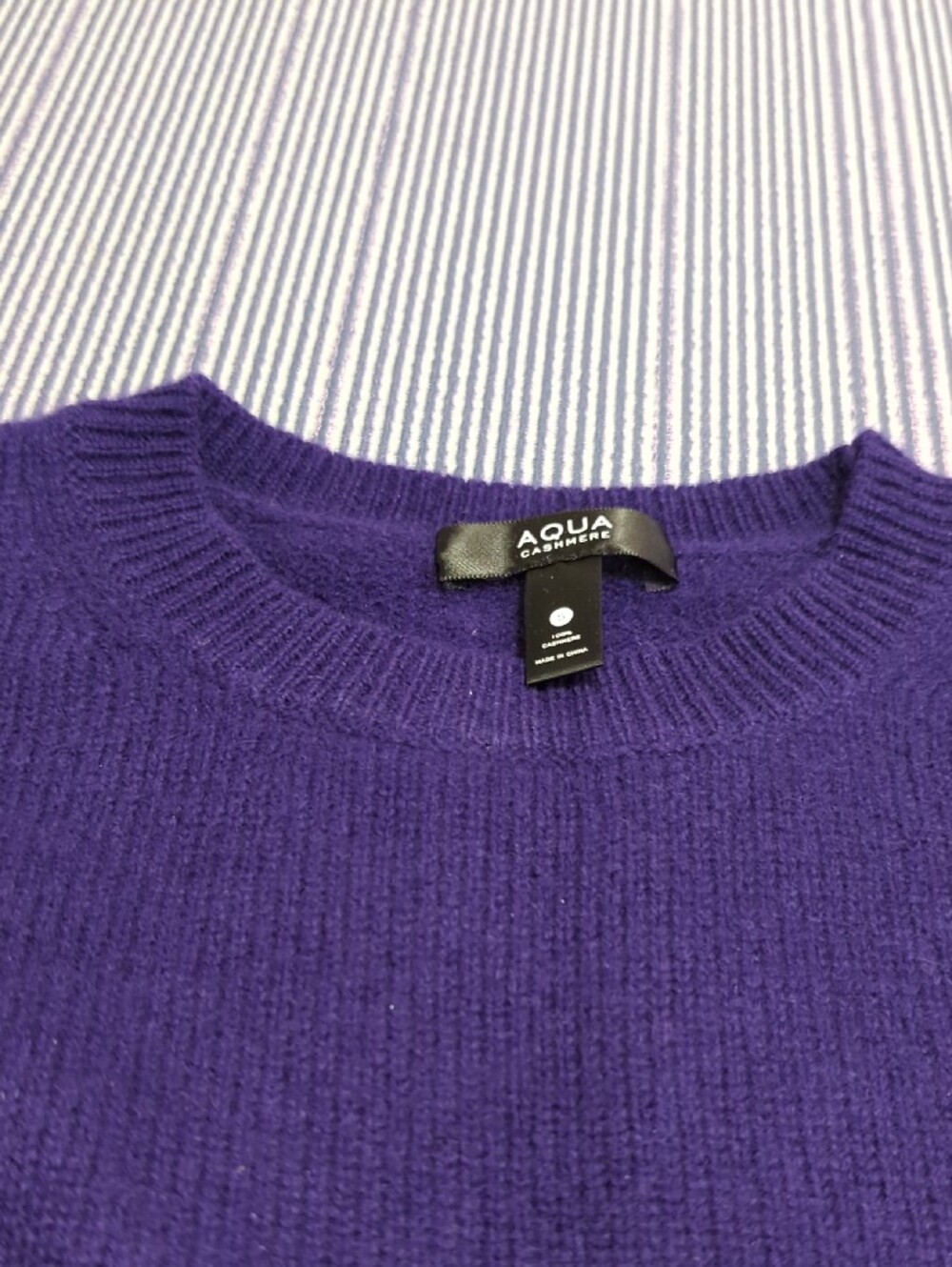 Aqua Cashmere Sweater Boxy